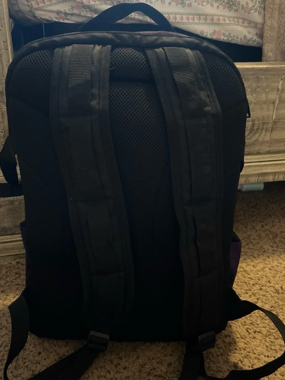 NFINITY Purple Glitter Cheer Backpack